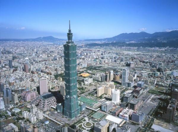 Tapei 101 Moderni arkkitehtuuri Taiwan
