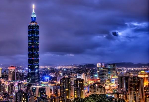 Tapei 101 skyscraper panorama picture Capital Taiwan (2)
