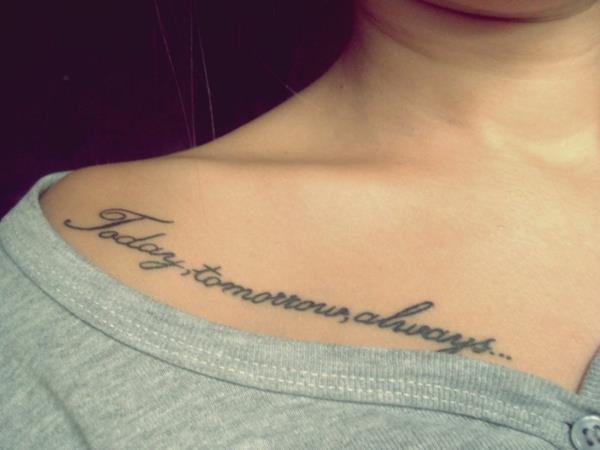 Fontit tatuointi sanonnat naiset