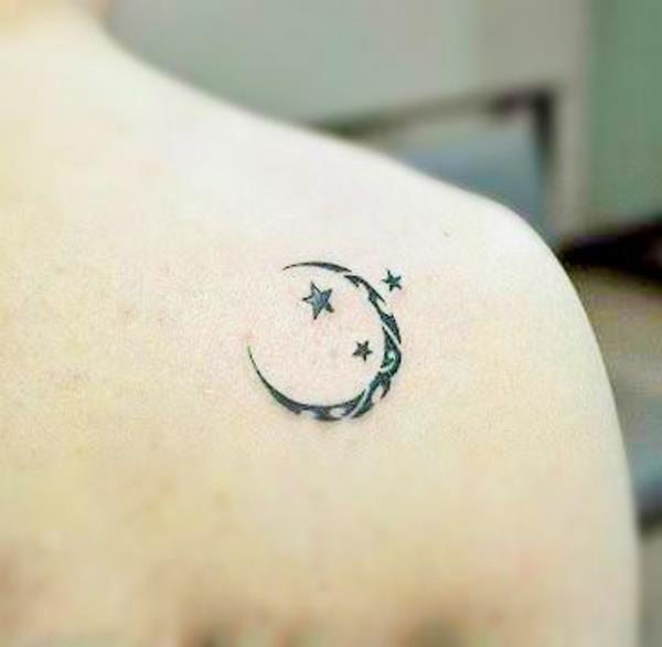 Tattoo sky stars moon kuvat