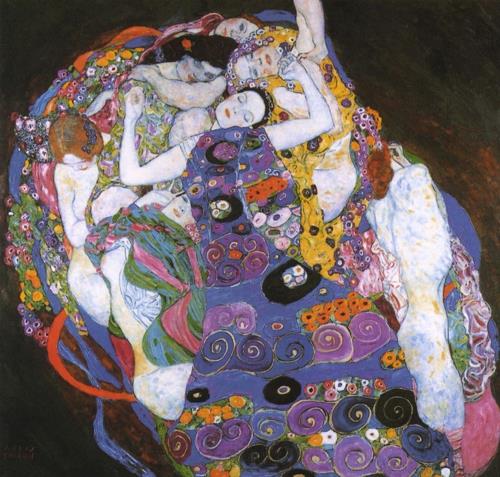 Neitsyt Gustav Klimtin taideteoksia