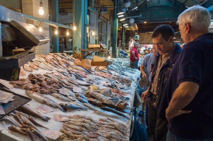 Thessalonikin kalamarkkinat