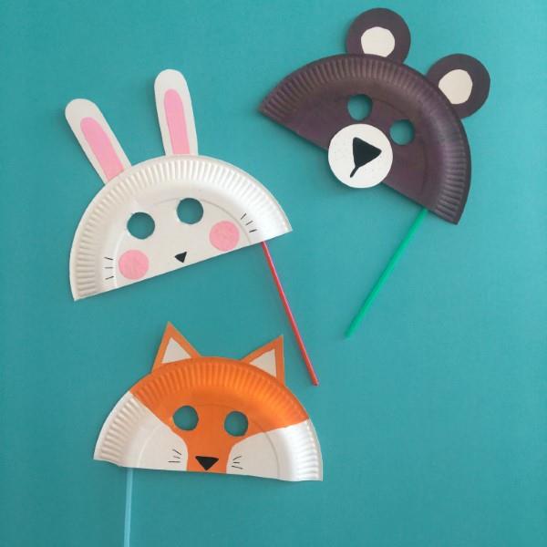 Tee lasten naamioita Mardi Grasille - luovia ideoita ja yksinkertaisia ​​ohjeita fuchs bear rabbit