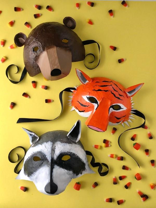 Tee lasten naamioita karnevaaleille - luovia ideoita ja yksinkertaisia ​​ohjeita syksyn eläimet karhu