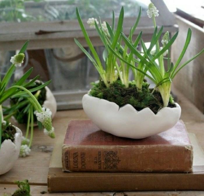 Keramiikkaideoita Keramiikkaideoita lasten kanssa DIY IDEAS munankuoren savipannu