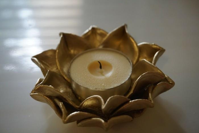 Toepferideen Toepfern Ideen lasten kanssa DIY IDEAS -kynttilänjalat