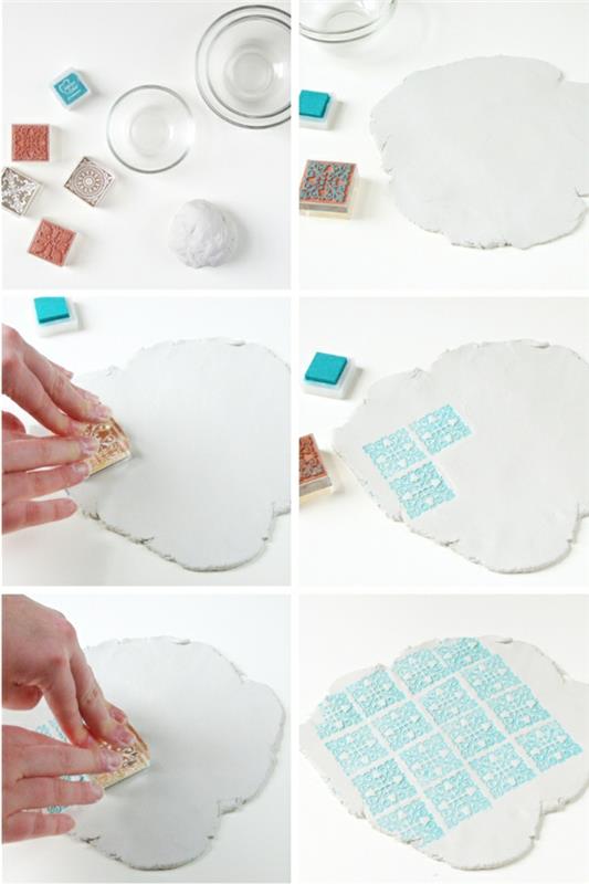 Keramiikkaideoita Keramiikka -ideoita lasten kanssa DIY IDEAS -leimat tekevät itsestäsi askel askeleelta