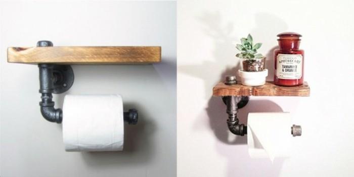 WC -paperitelineen kylpyhuonetarvikkeet DIY -wc -paperiteline