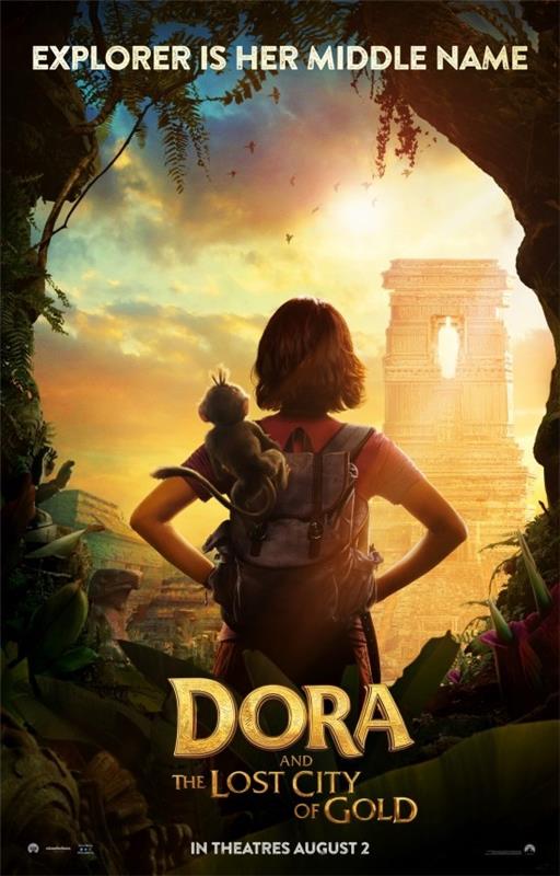 Top 15 tulevaa kesäelokuvaa Dora ja kultainen kaupunki julisteita