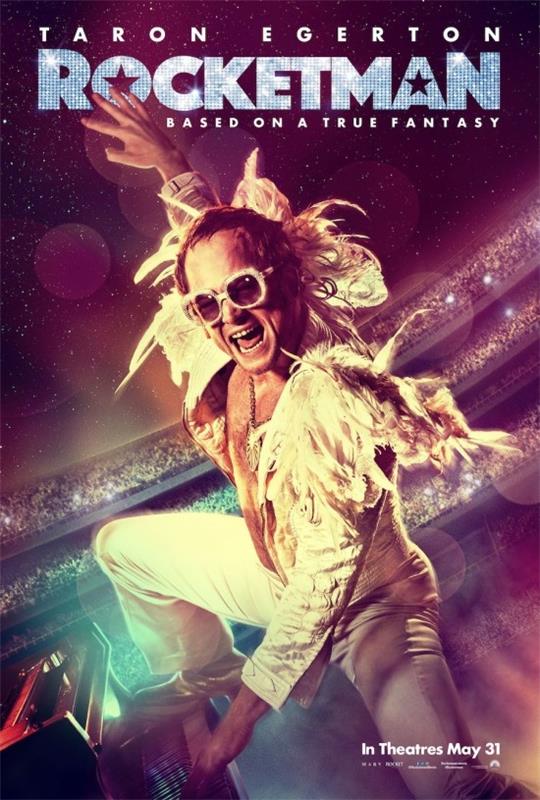 Top 15 tulevia kesäelokuvia Rocketman Elton John Juliste