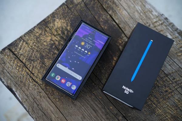 Vuoden 2020 5 parasta 5G -älypuhelinta Samsung Galaxy Note 10 Plus 5G -verkko