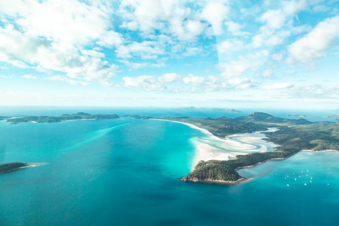 Maailman 5 kauneinta rantaa Whitehaven Beach Australian seuraava kohde