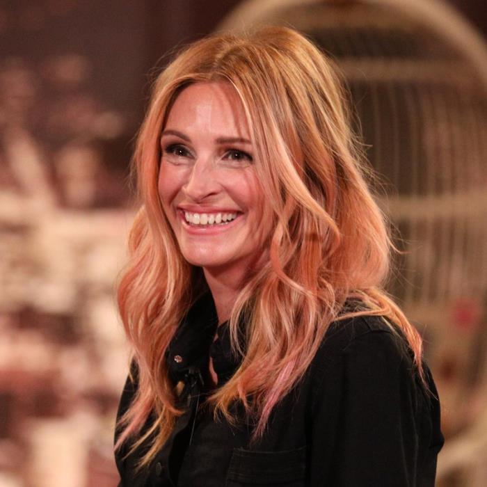 Trendikkäät hiusvärit 2019 Julia Roberts Living Coral