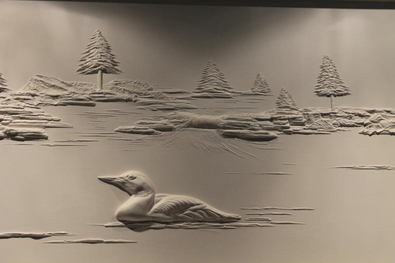 Kipsilevyrakentaja Bernie Mitchell 3D -seinäkoristeideoita kipsilevyjoutsen