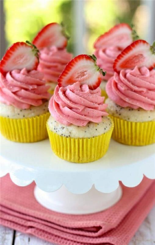 Törtchenzeit Mansikkakakku Cupcakes Reseptit mansikoilla