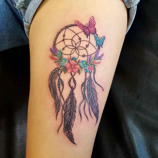 Tatuoinnit naiset unelma sieppari tatuointi