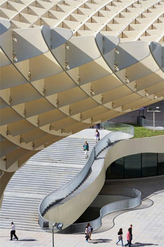 Loma Etelä -Espanja Sevilla Metropol Parasol Plaza Encarnación J. Mayer H. Arkkitehdit