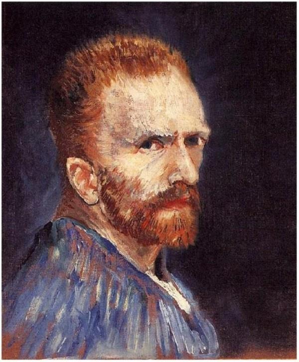 Van Goghin omakuva loistavan maalarin impressionistisen omakuvan kesällä 1887