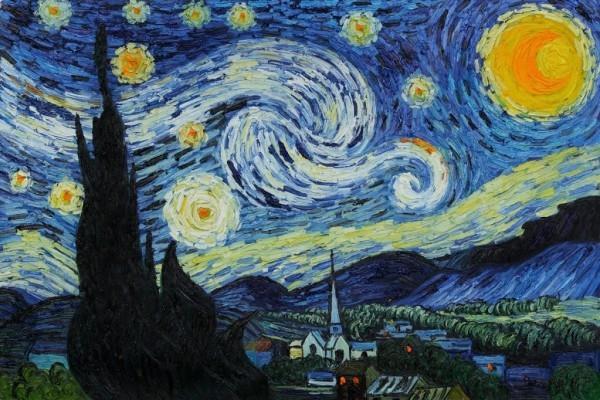 Van Goghin suurin hollantilainen taidemaalari Impressionismin jälkeinen Tähti-ilta Rhônen yli