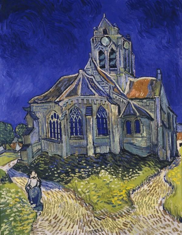 Van Gogh kaikkien aikojen suurin hollantilainen taidemaalari Auversin kirkko 1890