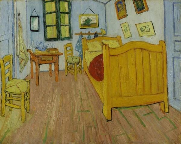 Van Gogh kaikkien aikojen suurin hollantilainen maalari Makuuhuone Arlesissa 1888