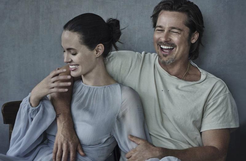Vanity Fair Italia Marraskuu 2015 Angelina Jolie Brad Pitt Hollywood Näyttelijä