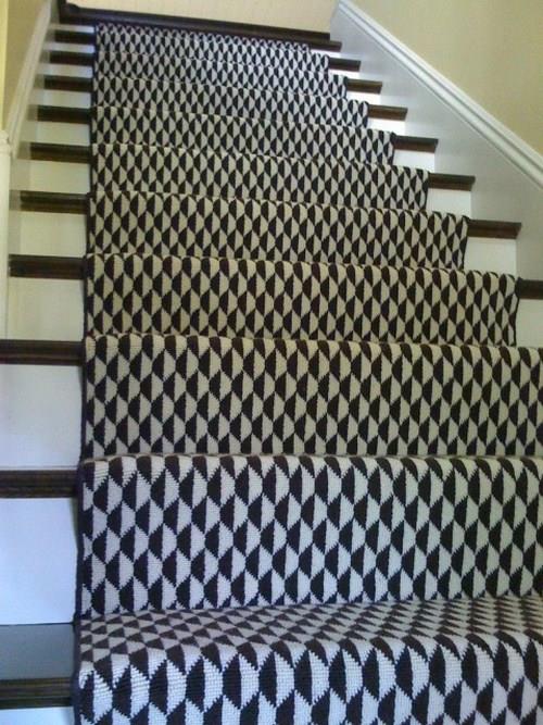 Matot mustavalkoinen kuvio portaat kotiin