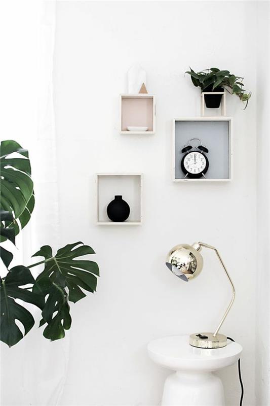 Rakenna seinähylly itse Ohjeet DIY -koristehyllylaatikot
