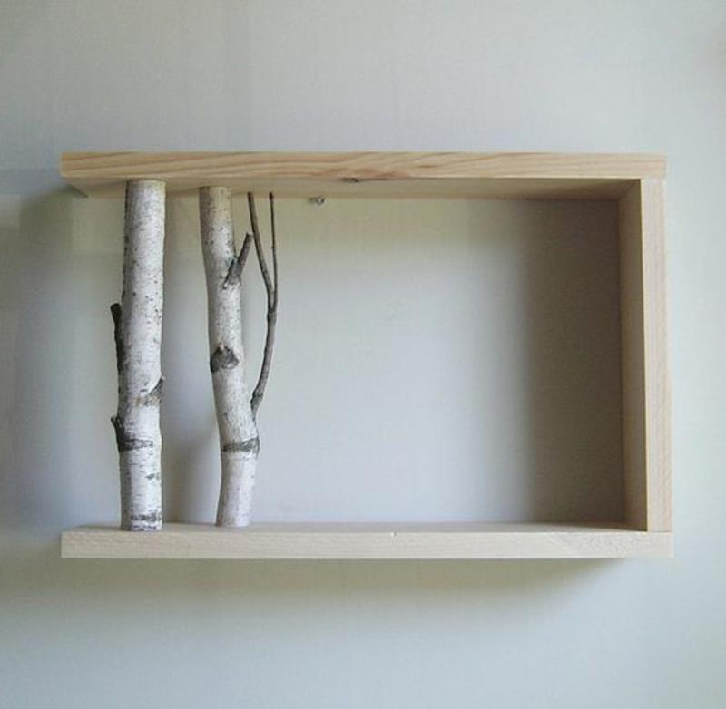 Rakenna itse seinähylly Ohjeet DIY heijastaa puuta