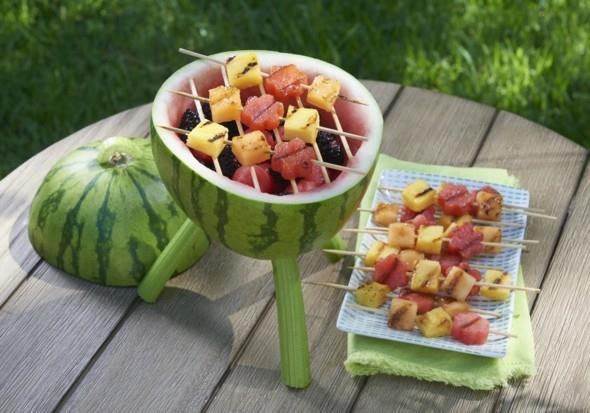Vesimeloni terveet kesän hedelmät grillattu vesimeloni ravitsemustiedot