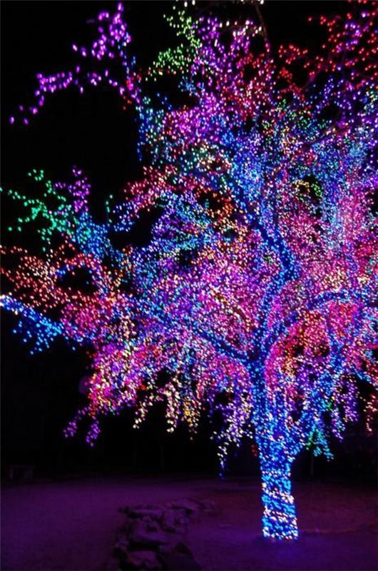 Jouluvalot keiju valot sisäpuutarhapuulle