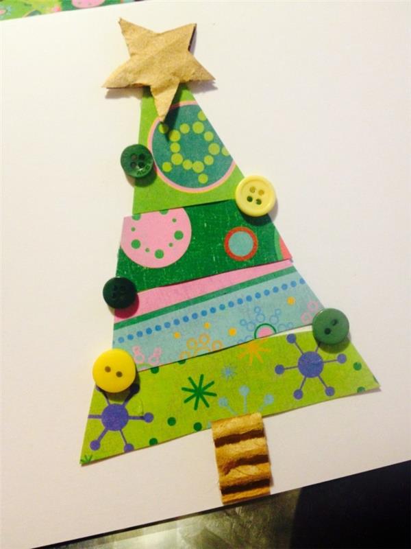 Tinker -joulukortit itse diy -ideoiden käsityömallit