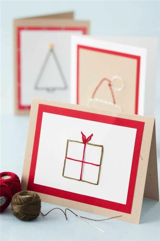 Tinker -joulukortit itse diy -ideoita viileitä tinkering -ideoita