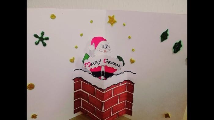 Tinker joulukortit itse diy ideoita joulupukki