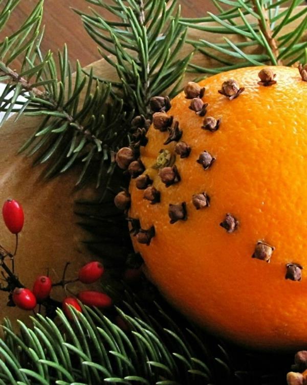 Tinker -joulukoristeet Appelsiinin kuori koristaa jouluksi