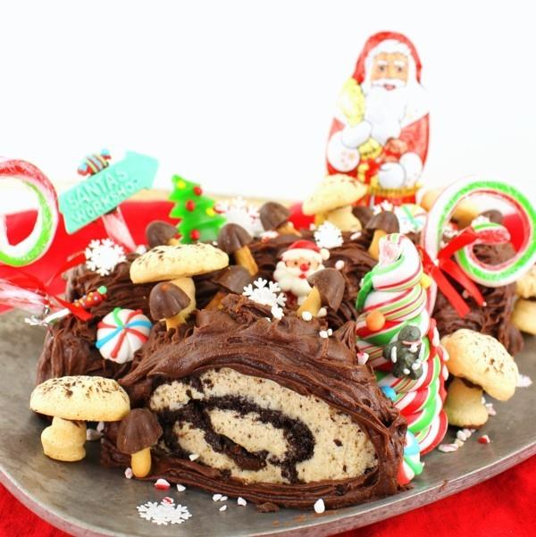 Joulumakeiset ympäri maailmaa buche de noel -joulukakkua