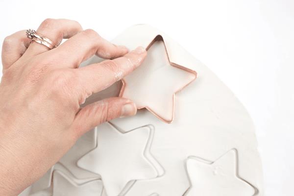 Joulutähti Tinker Fimo Ideas DIY Polymer Clay Cookie Cutter Star