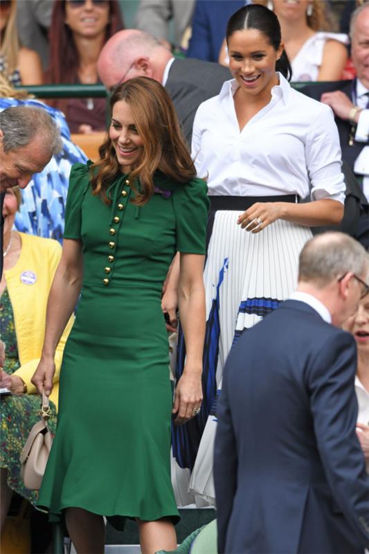 Wimbledon 2019 Kate Middleton Meghan Markle mukava suhde toisiinsa
