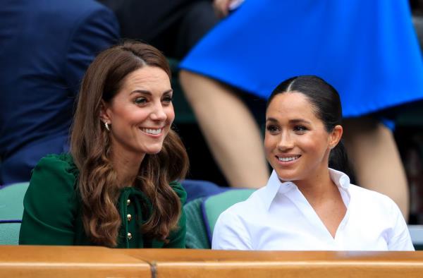 Wimbledon 2019 Kate Middleton Meghan Markle tulee hyvin toimeen