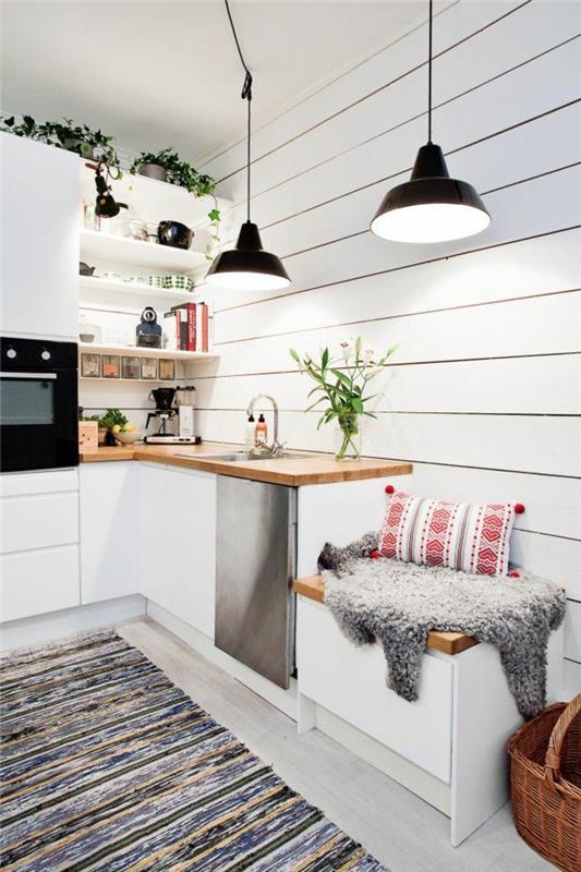 Ideoita keittiön asumiseen pieniin tiloihin