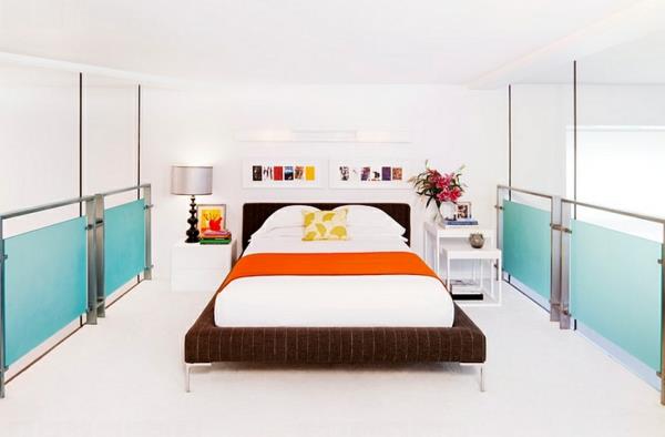 Väriyhdistelmä seinäväri olohuone valkoinen sänky