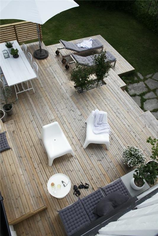 Huoneisto remontoida ulkoalue viihtyisä puinen veranta