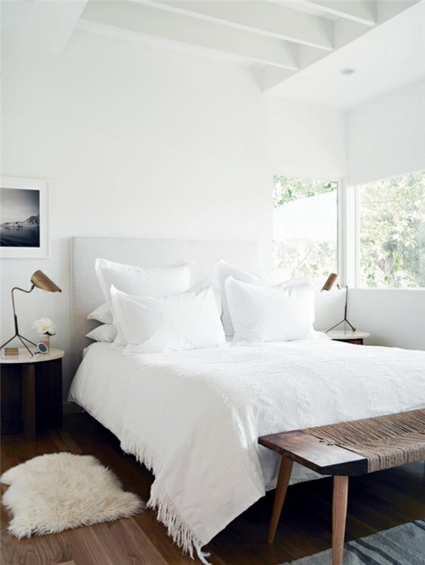 Kodinsisustusideoita makuuhuoneen minimalistiseen tyyliin