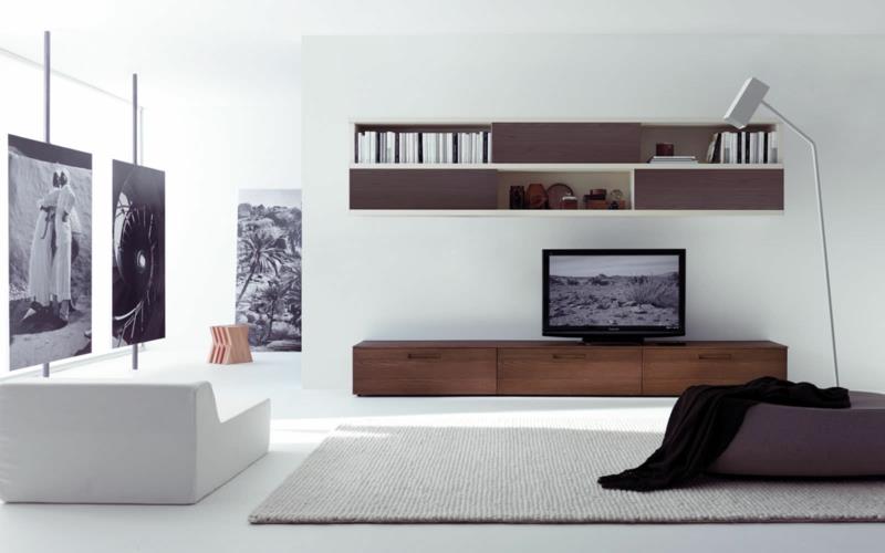 Olohuoneen seinä moderni muotoilu seinähylly olohuoneen huonekalut TV -seinät