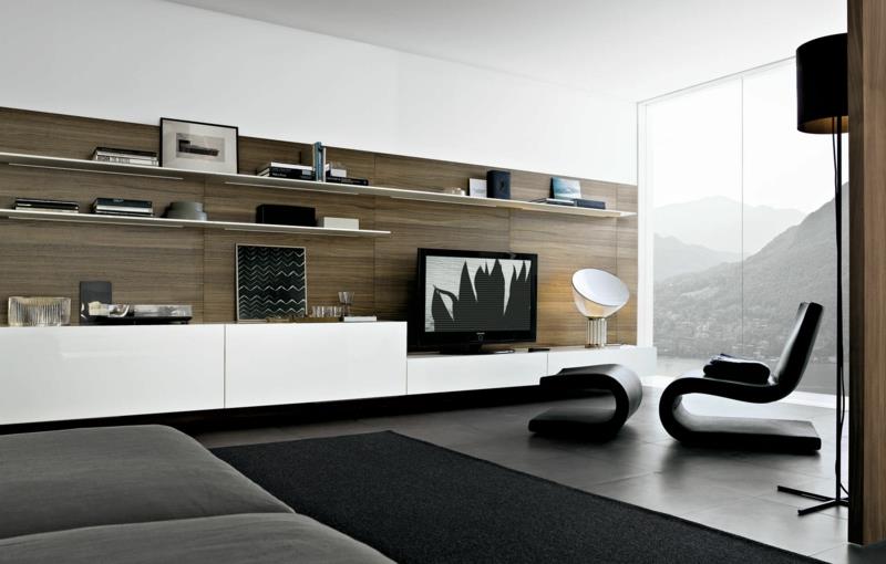 Olohuoneen seinä moderni olohuoneen kalusteet TV -seinät käytännölliset