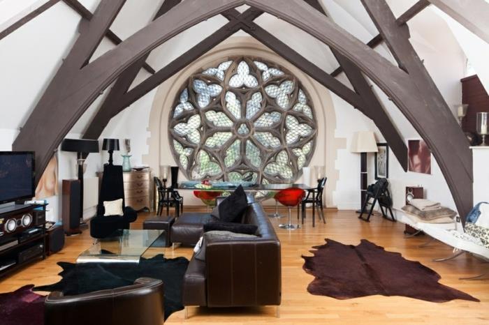 Olohuoneen sisustus dom