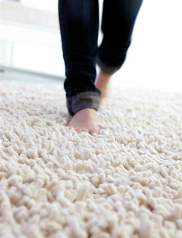 Villamatto puhdas pehmeä matto kodintekstiilit