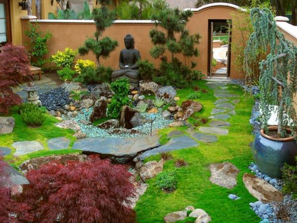 Zen -puutarha Luo japanilaisia ​​puutarhoja moderneiksi