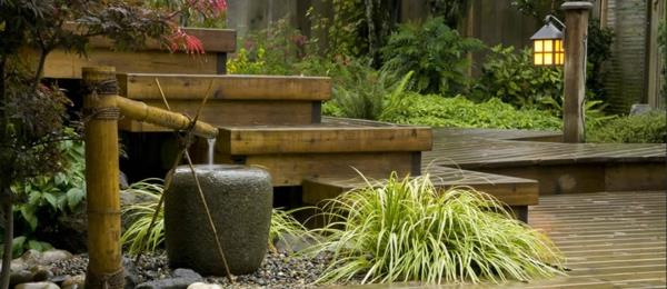 Zen-puutarhan maisemointi-japanilaisen puutarhan portaat