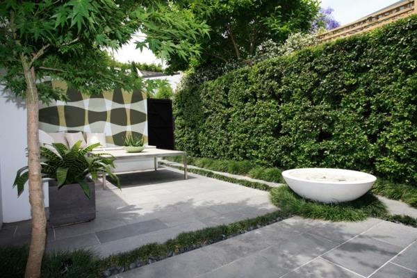 Zen -puutarha asettaa japanilaisen puutarhan seinän